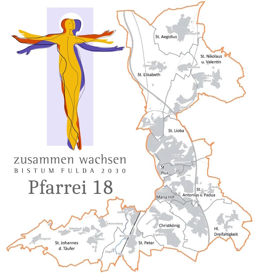 Bistum Fulda 2030 zusammen wachsen Logo